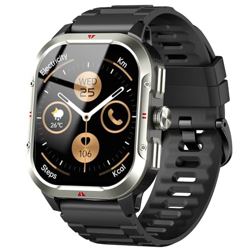 Jugeman - Montre Connectée avec GPS Intégré, Smartwatch Homme Femme avec Appel Bluetooth, 110+ Sportifs, Montre Sport avec Podometre, Suivi Santé et Sommeil, Etanche IP68, 2.06" HD Smart Watch pour Android IOS - -43%