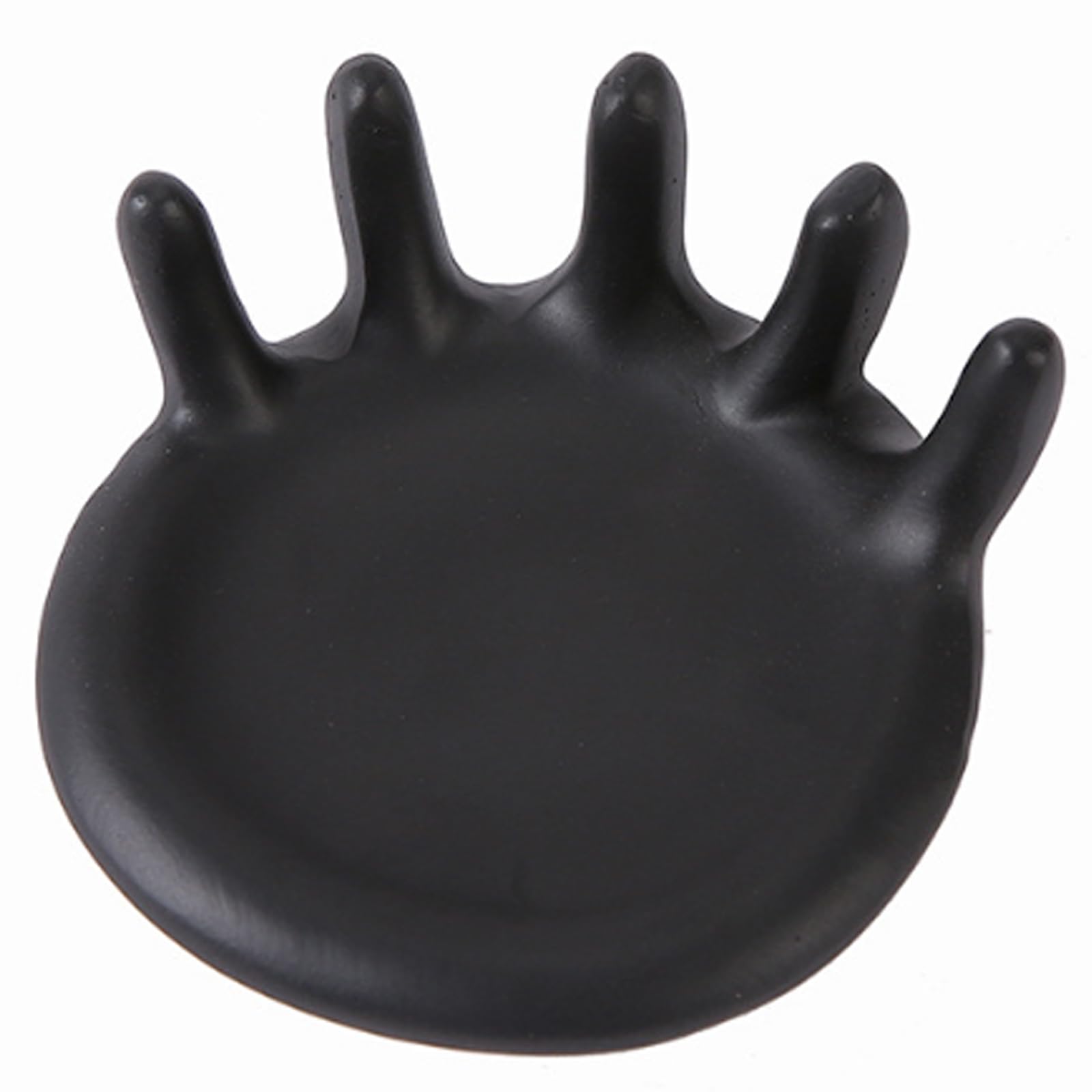GIONARGIONAR Ring Holder, Jewellery Trinket Tray, Five Fingers Jewelry Holder, Resin Trays Decorative for Trinket, Jewellery, Ring(Black)