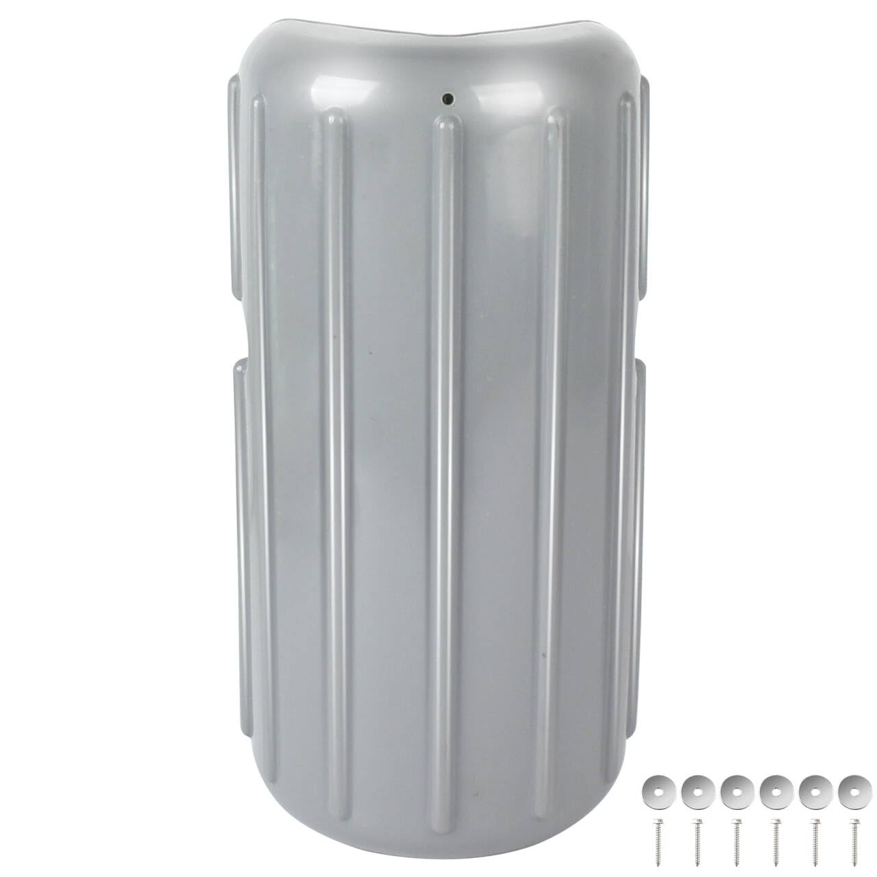 ORLANG 8in X 16in Corner Dock Bumper Fender, Inflatable Dock Protection for Docking, Marine Dock Fender Bumper with Stainless Steel Mounting Hardware