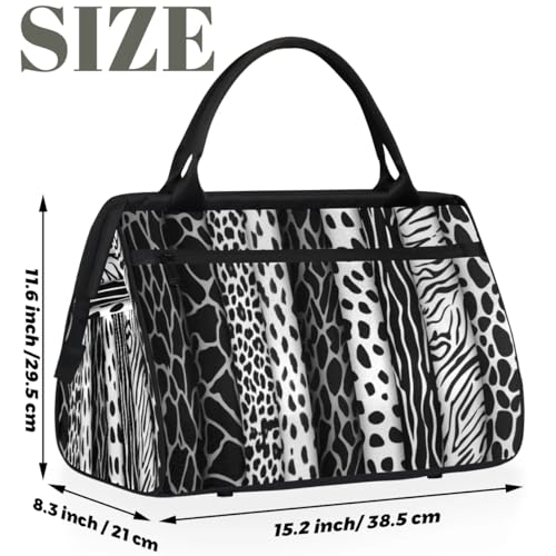 Bolsa de viaje de 24L con estampado animal ideal para tus escapadas de fin de semana y gimnasio 2