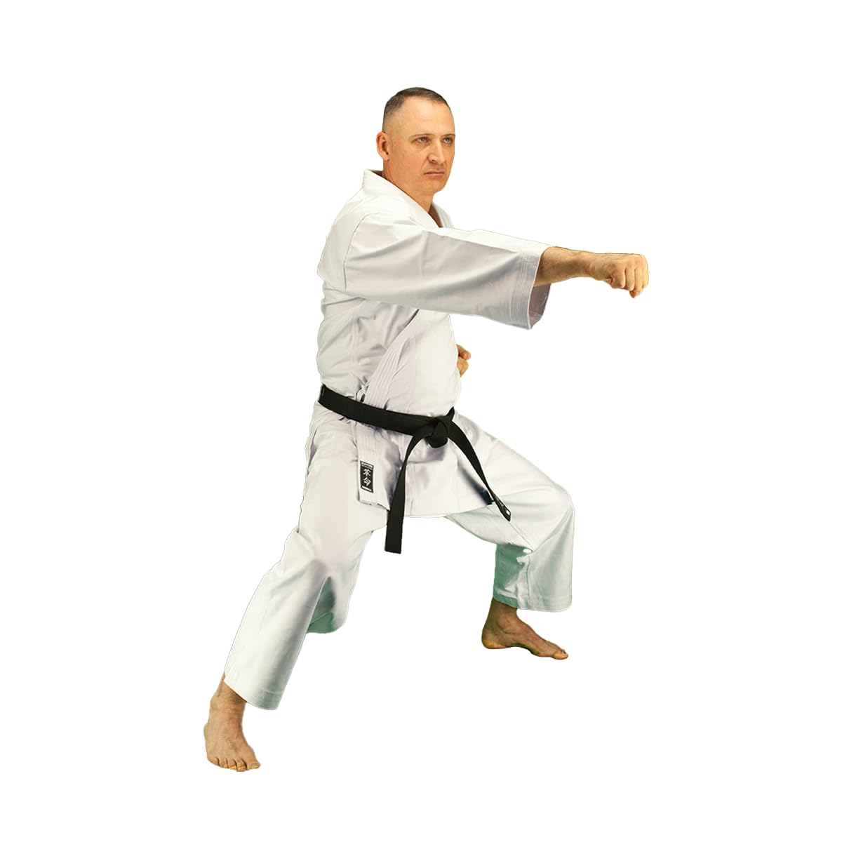 KAITEN Survêtement de karaté America Regular - Karaté Gi - Pantalon blanc avec élastique