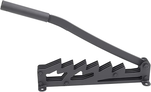 TOPINCN Divisor de leña montado en la pared, Divisor de leña de acero de alto carbono, Potente divisor de troncos montado en la pared Divisor de