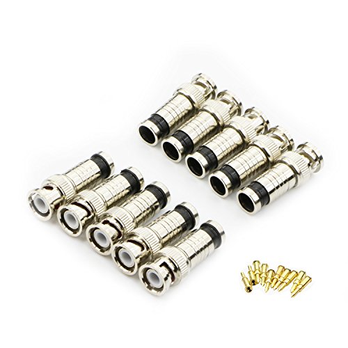 Conectores de Compresión BNC Macho RG59 Pack 10 miniatura 3