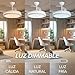 Imagen de 3NOD - Ventilador de Techo con Luz LED Regulable