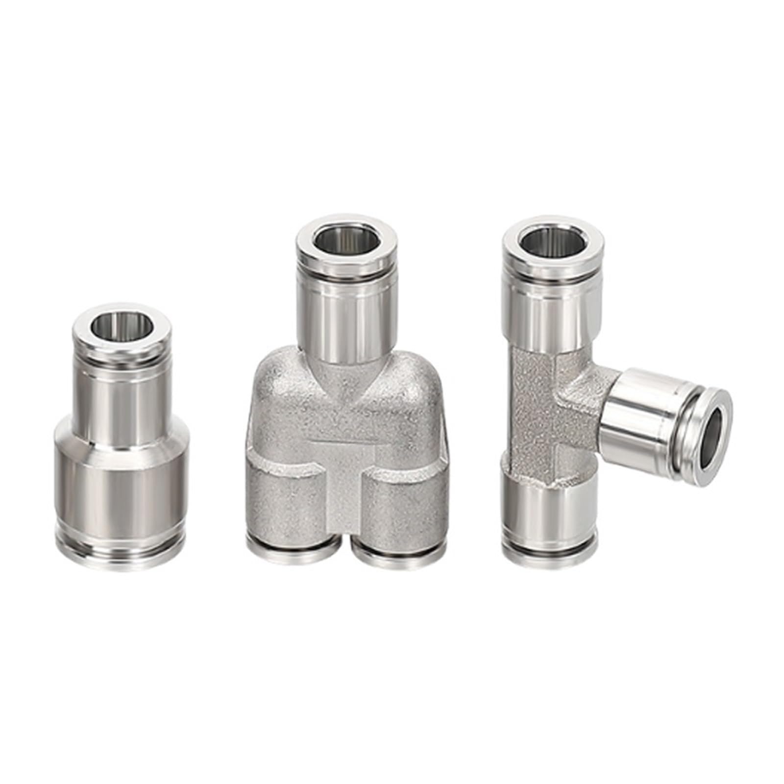 Conector de tubo de ajuste de alta presión, accesorios for mangueras de aire de diferentes diámetros, PEG de acero inoxidable 304, PG6-4, PEG6-4, 1 Uds.(16-14)