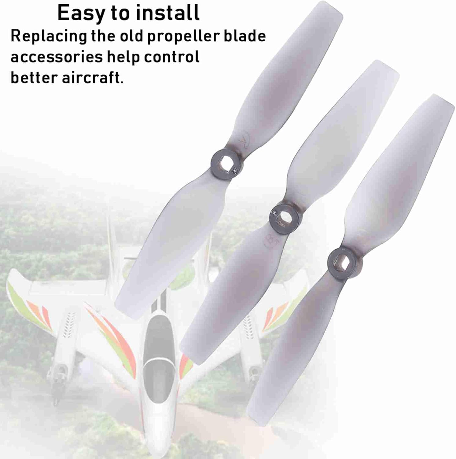RC Aircraft Propeller Blade, Propellers Blade Accessories Compatible with X450 Vertical Takeoff and Landing Aircraft