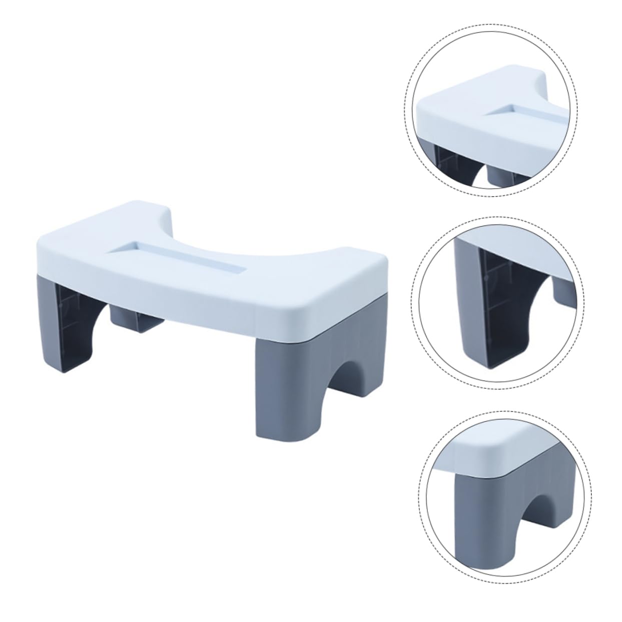 Unomor Foot Stool Toilet 1pc Folding Toilet Seat Stool Stable Firm for Boys and Girls Anti-Slip Wear-Resistant Boys and Girls