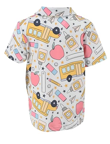 Image of Unique Baby Short Sleeve Collared Boys Polo Shirt, Toddler Kids Polo Shirts