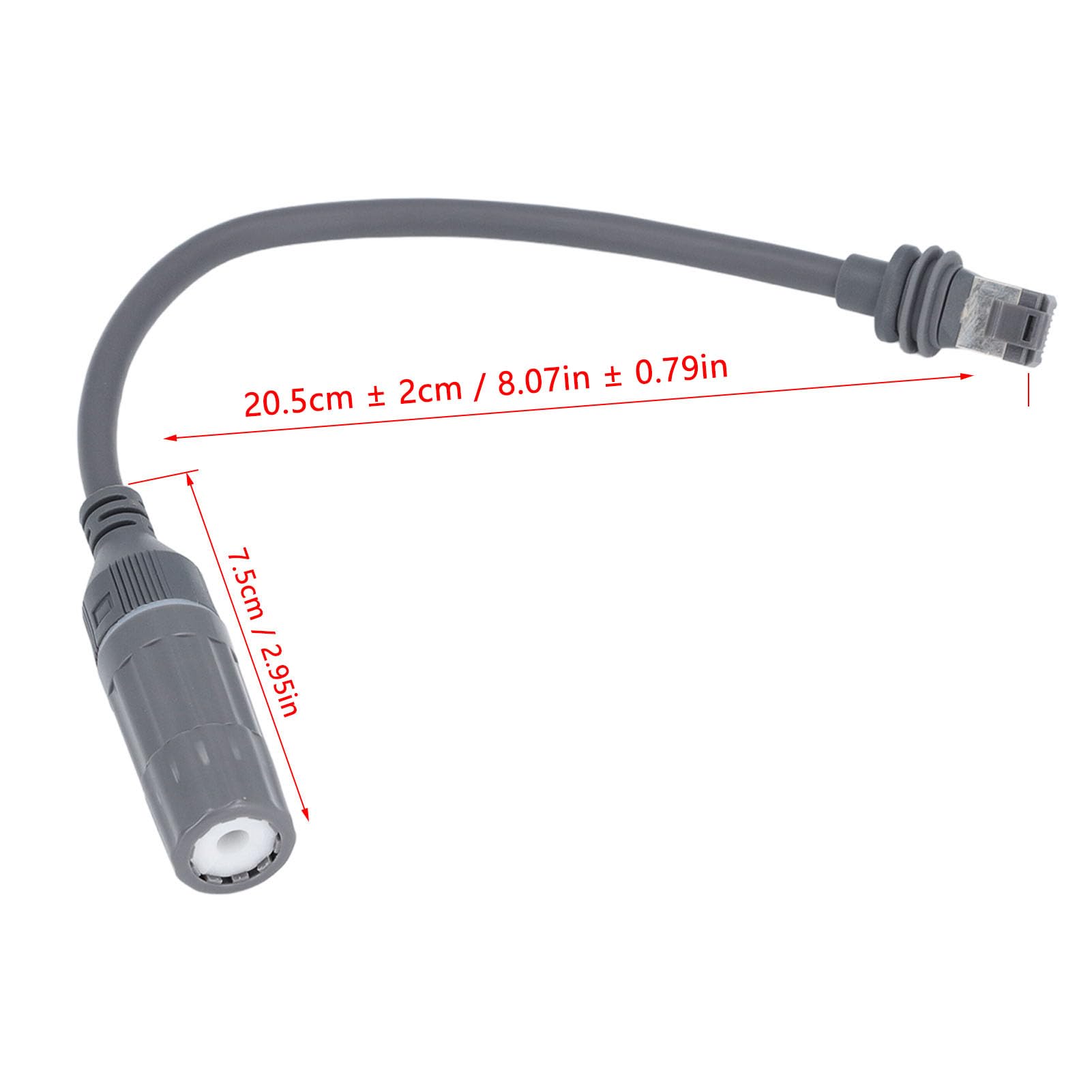SPX Plug to RJ45 Adapter 1200mbps IP67 26AWG Satellite for Gen3 V3 Rectangular Satellite