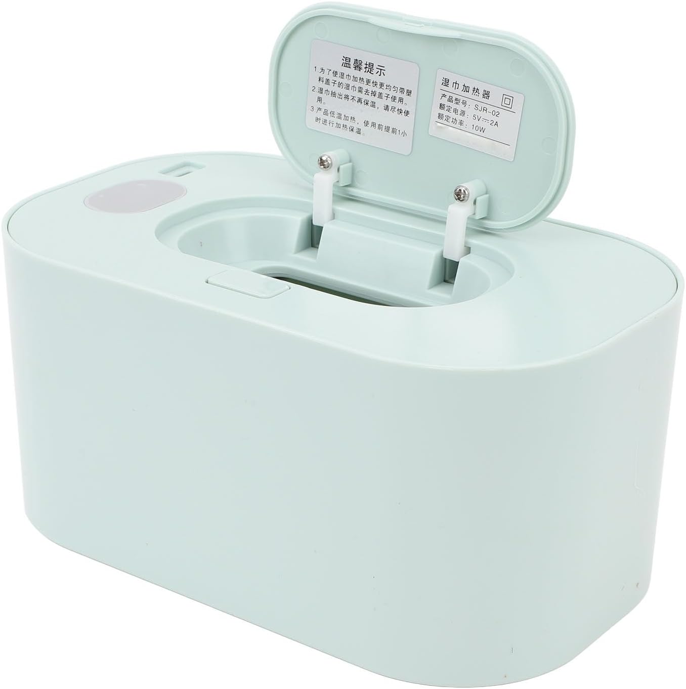 USB Powered Baby Wipe Warmer, Smart Temperature Control Wet Wipes Heater Dispenser for Home and Car Use