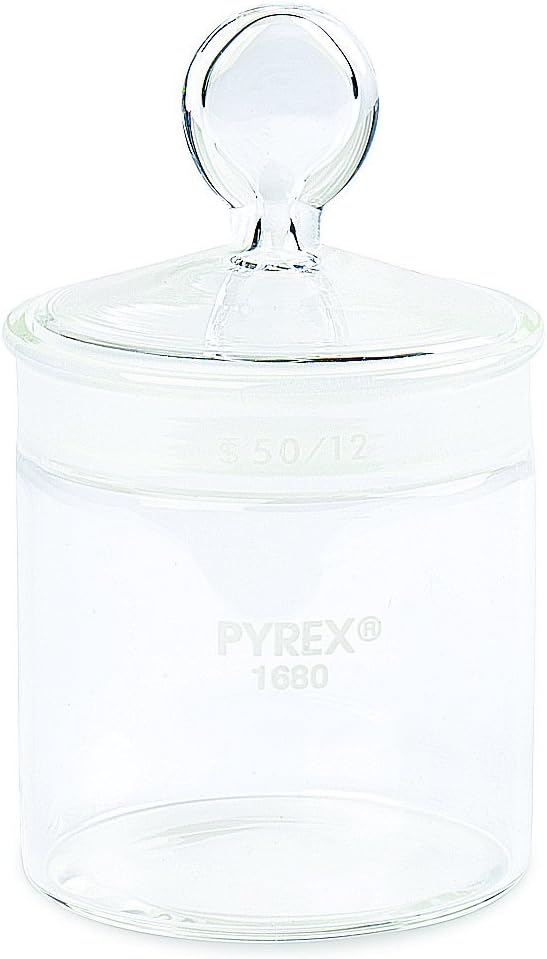 Corning Pyrex® #1680-5060, 85mL Tall Weighing Bottle with Short Length 50/12 Standard Taper Joint (Single)