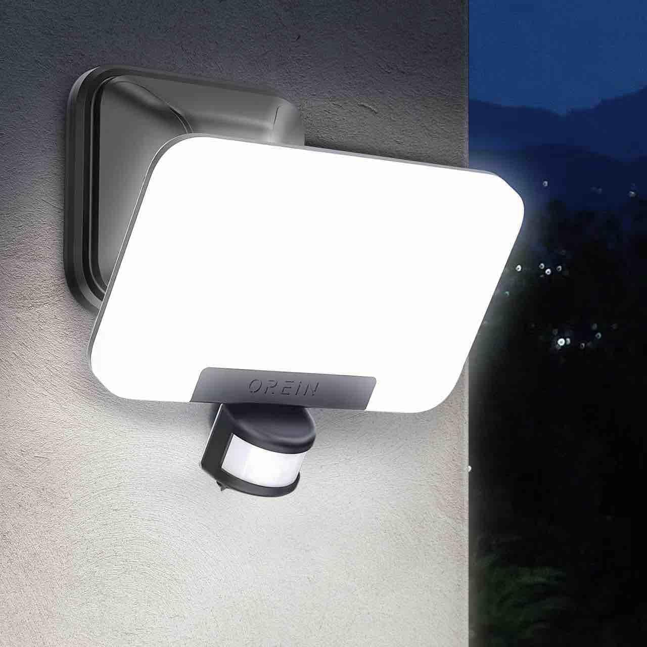 OREiN 2700K-6500K Security Lights Outdoor Motion Sensor, 24W LED Floodlight