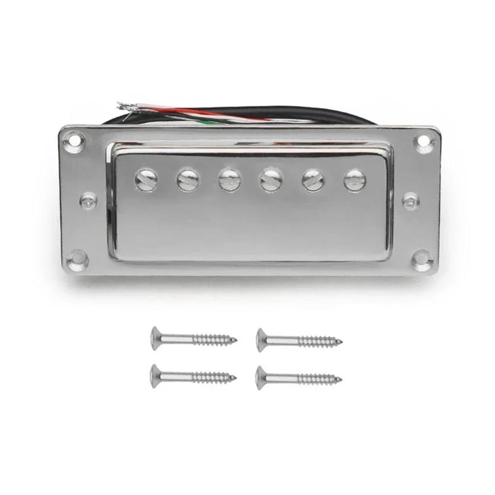 Mini Gitara Elektryczna Z Przetwornikiem Humbucker 6 Otworowy 4 Żyłowy Kabel Dostępny W Wielu Kolorach(Gold 2Pcs)