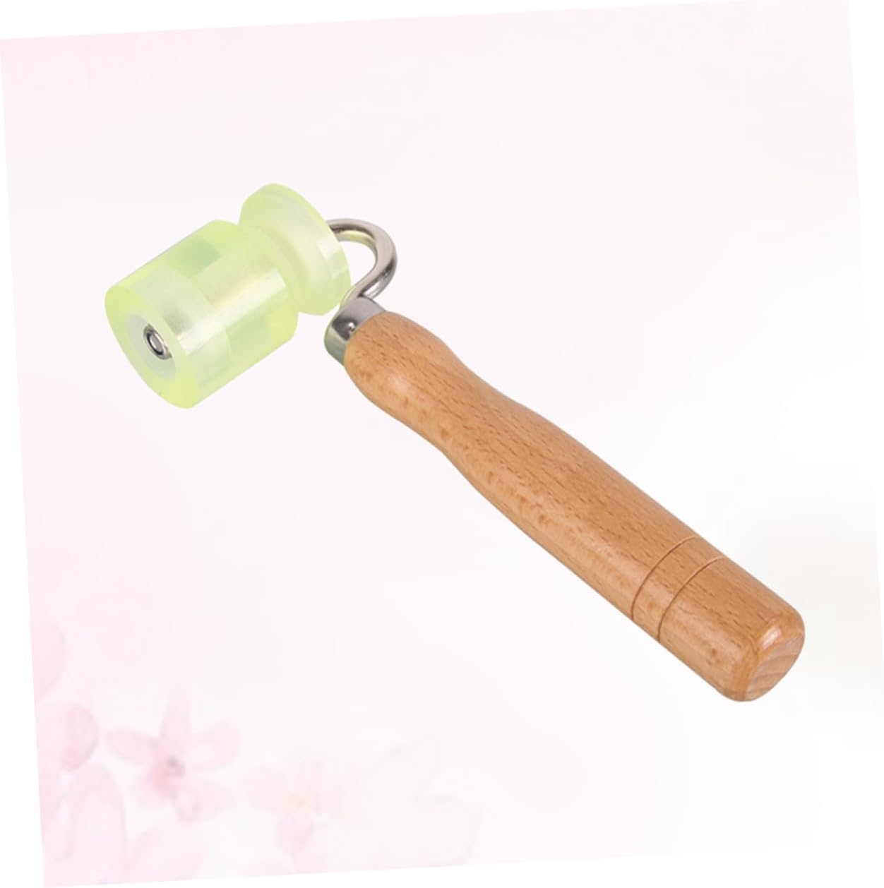 Wallpaper Seam Flat Roller Wheel Wooden Pressure Tool for DIY Use | Wood and PU Build, Lightweight Hand Tool, Works with Non Woven Fabric Wallpaper, Professional Application