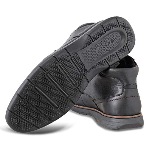 Bota Trindade Masculino, Ferracini, Napa Plus Preto, 40