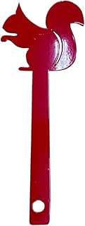 Decorative Metal Squirrel Mailbox Replacement Flag, Flag Mounting Hardware NOT INCLUDED, Madison Iron and Wood (Red)