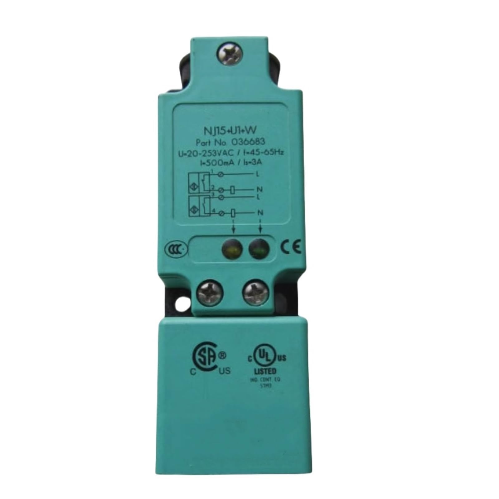 Capteur de proximité NJ15+U1+W avec distance de commutation de 15mm