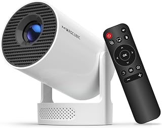 Magcubic Mini Projector with WiFi 6 and Bluetooth 5.4, Portable Projector 4K Support, 5W Soundbase Speaker, Auto Vertical Price In India