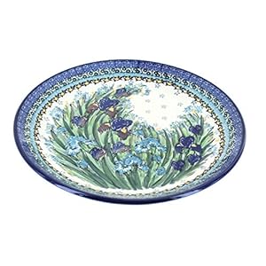 Blue Rose Polish Pottery Callista Dinner Plate