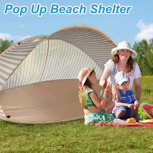 Refugio solar portátil para playa que soluciona el calor en camping 7