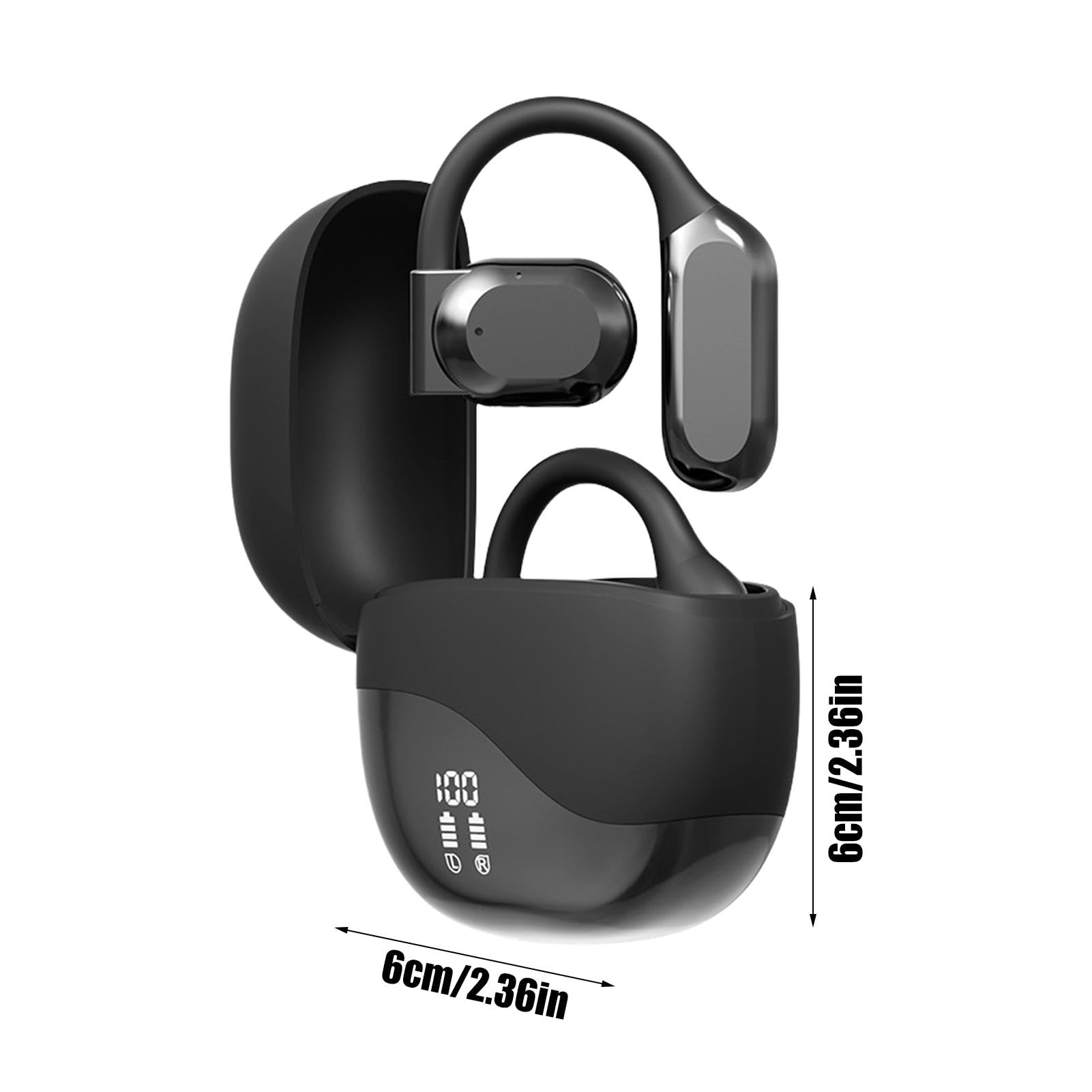 Cuffie a conduzione ossea | Cancellare le cuffie di chiamata | Auricolari wireless per tablet | Auricolari per l'apprendimento, auricolari a riduzione del rumore 6x6 cm/2,36x2,36 pollici per appre