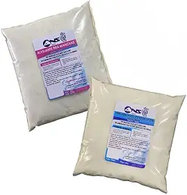 Kit Alvejante em Pó Sem Cloro + Percarbonato de Sódio 2kg | Limpeza Profunda, Tira Manchas e Odor | Seguro para Roupas Brancas e Coloridas | Uso Doméstico e Profissional
