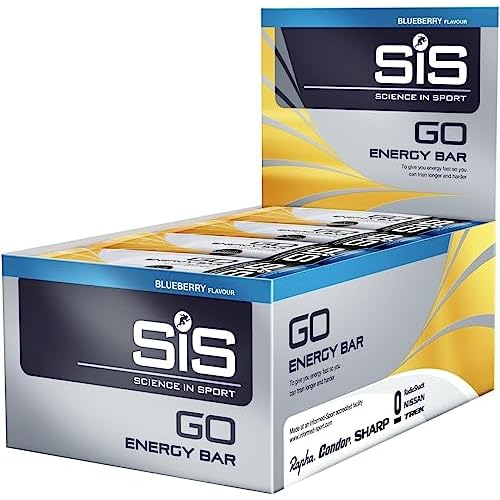 Science in Sport GO Mini Barres énergétiques 40g paquet de 30 Myrtilles – Barres énergétiques savoureuses avec 25g de glucides, Source d’énergie pour le Power Training