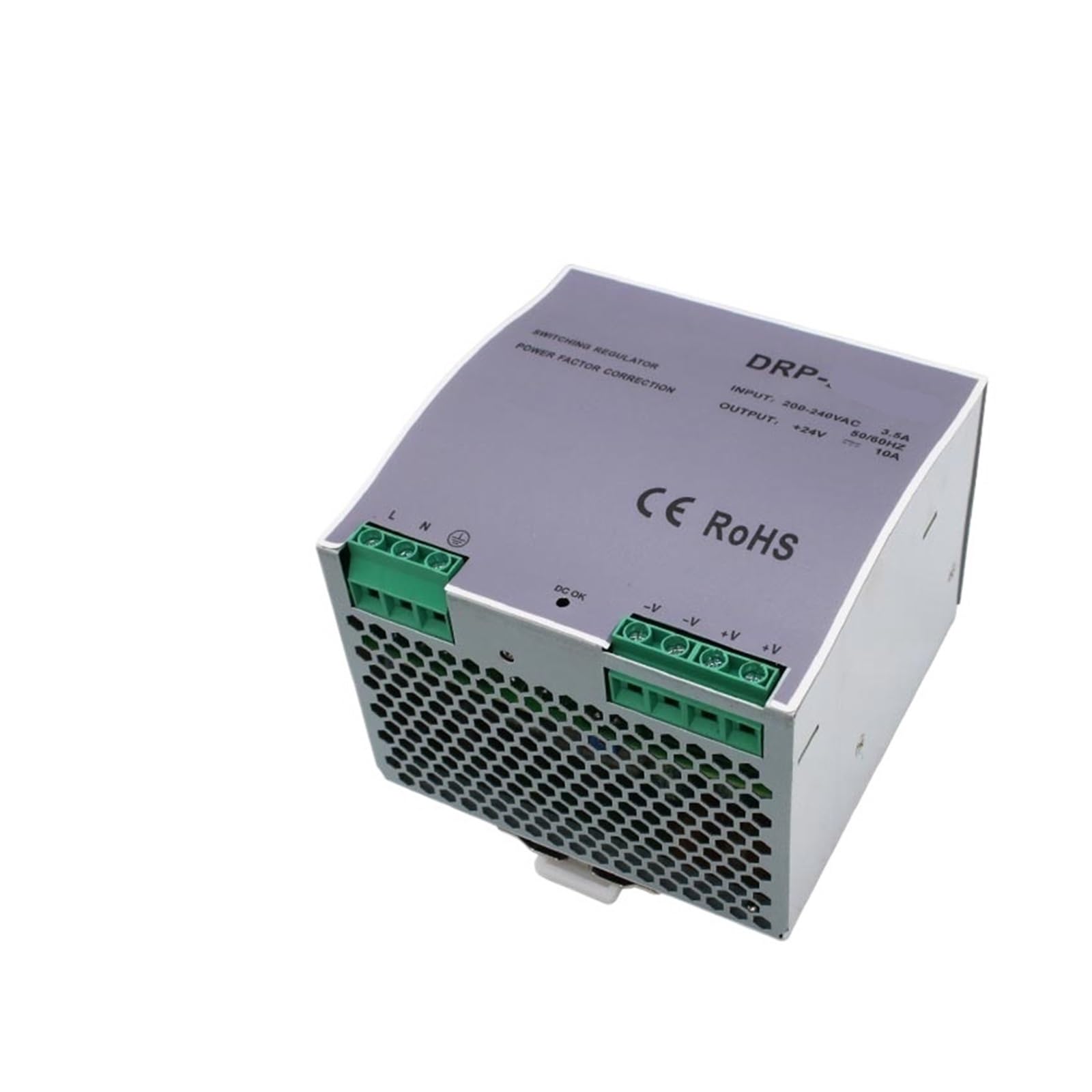 Alimentation à découpage DRP-240 24V avec tension de sortie stabilisée 10A