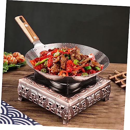 Wok de Acero Inoxidable PRETYZOOM para Cocina miniatura 5
