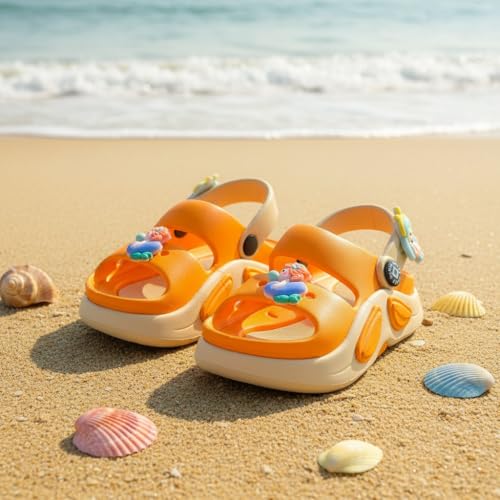 Image of GLJ Unisex Kids Comfort Sandal for Kid Boy & Girl, Age 1-5 Years, 1150
