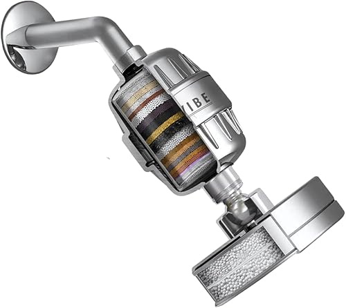 Miniatura 2 de Urbanvibe Juego de cabezal de ducha filtrado de lujo de 20+3 etapas para agua dura, elimina el cloro y las sustancias nocivas, filtro de cabezal de