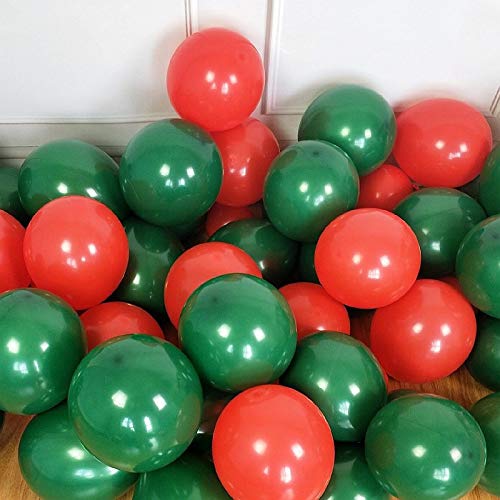 Image of 50pcs 12 inch Party Decoration Matte Latex Balloonfor Birthday Wedding Engagement Anniversary Christmas Festival-Blackish Green