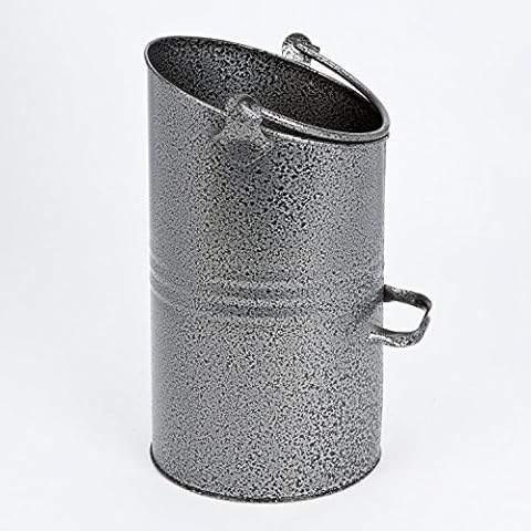 Price Crunchers Silver Hammerite Coal Hod Bucket Cover