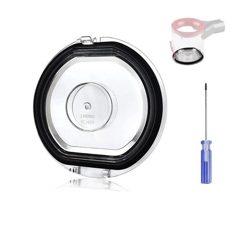 HAUINVC Bin Cup Bottom Replacement Compatible with V7 V8 Vacuum Bucket Sealing Ring Lid Cap Parts with Screwdriver