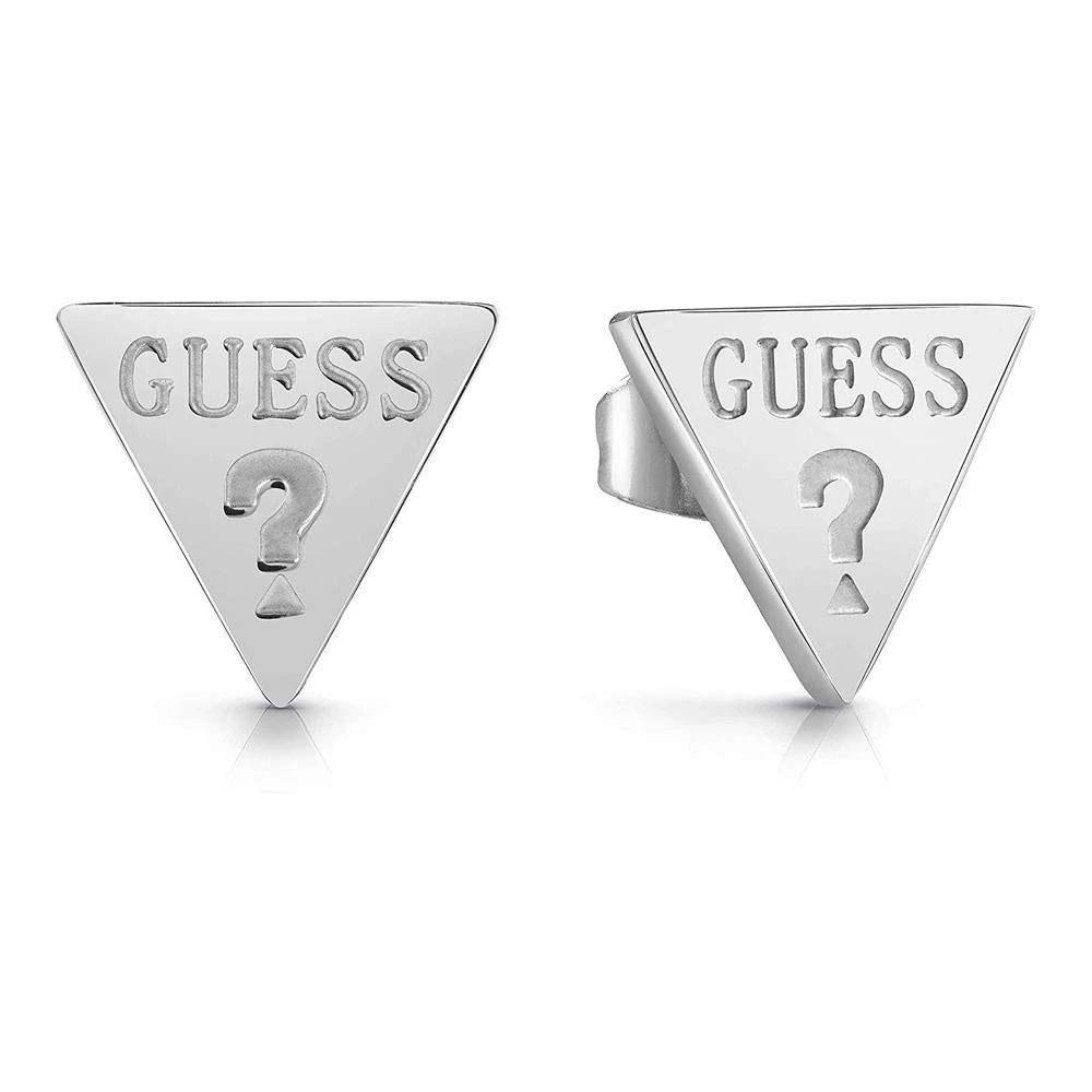 Guess Pendientes de botón Mujer chapado en plata - UBE28063