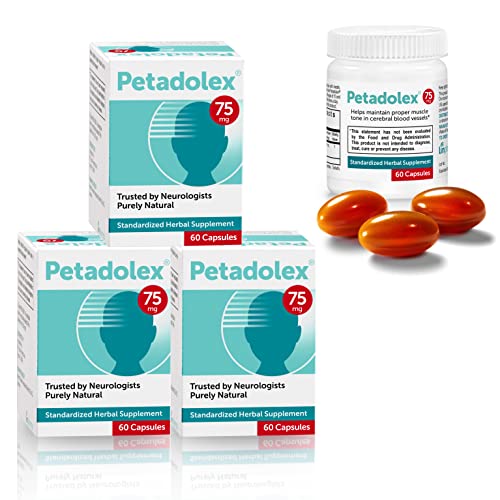 Petadolex Linpharma 75 mg Patented PA-Free Butterbur Root Extract for Brain Health – 3 Btl. Petadolex Linpharma 75 mg Patented PA-Free Butterbur Root Extract for Brain Health – 3 Btl.