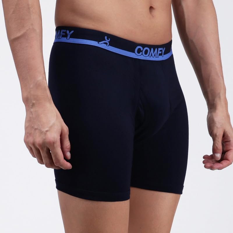 Image of Amul Comfy Men's Trunk Underwear | Soft Outer Elastic | Soft Waistband | Breathable Comfortable Innerwear | Pack of 10 | Color May Vary