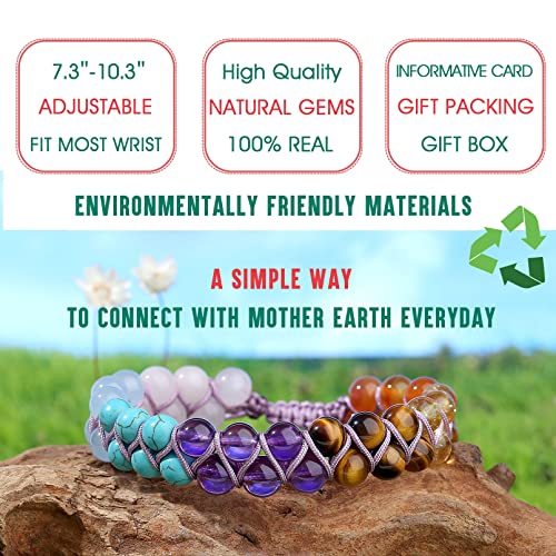 Natural Energy Gifts for Teen Girls Women-Handmade Crystal Bracelet for Her- Comes in Gift Box and Crystal Card4