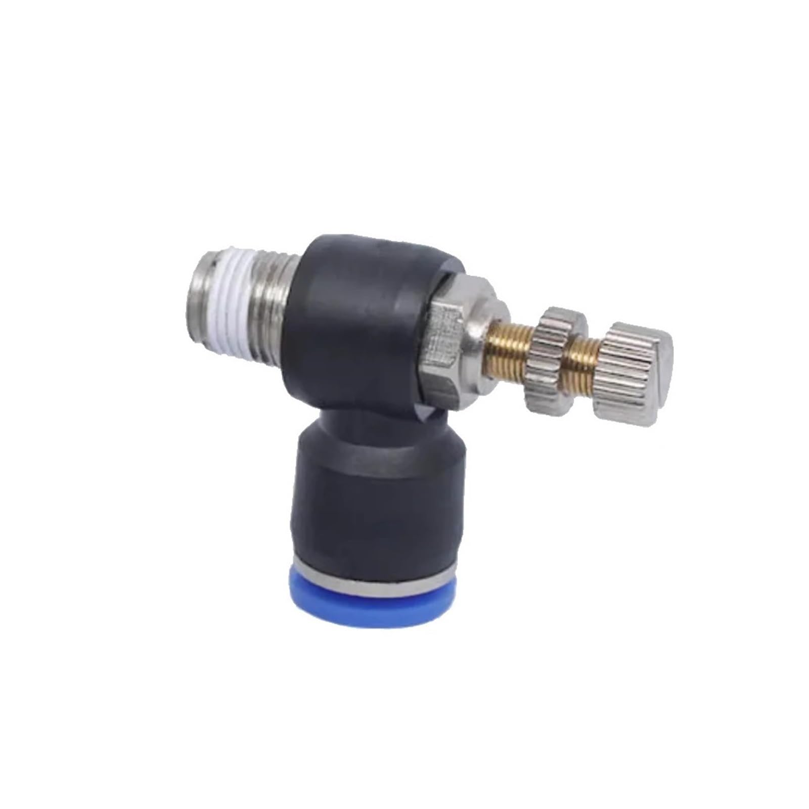 6 Stück SL pneumatisch 1/8 Zoll 1/4 Zoll 3/8 Zoll Zylinder Drosselklappenstecker(6PCS SL8-02)