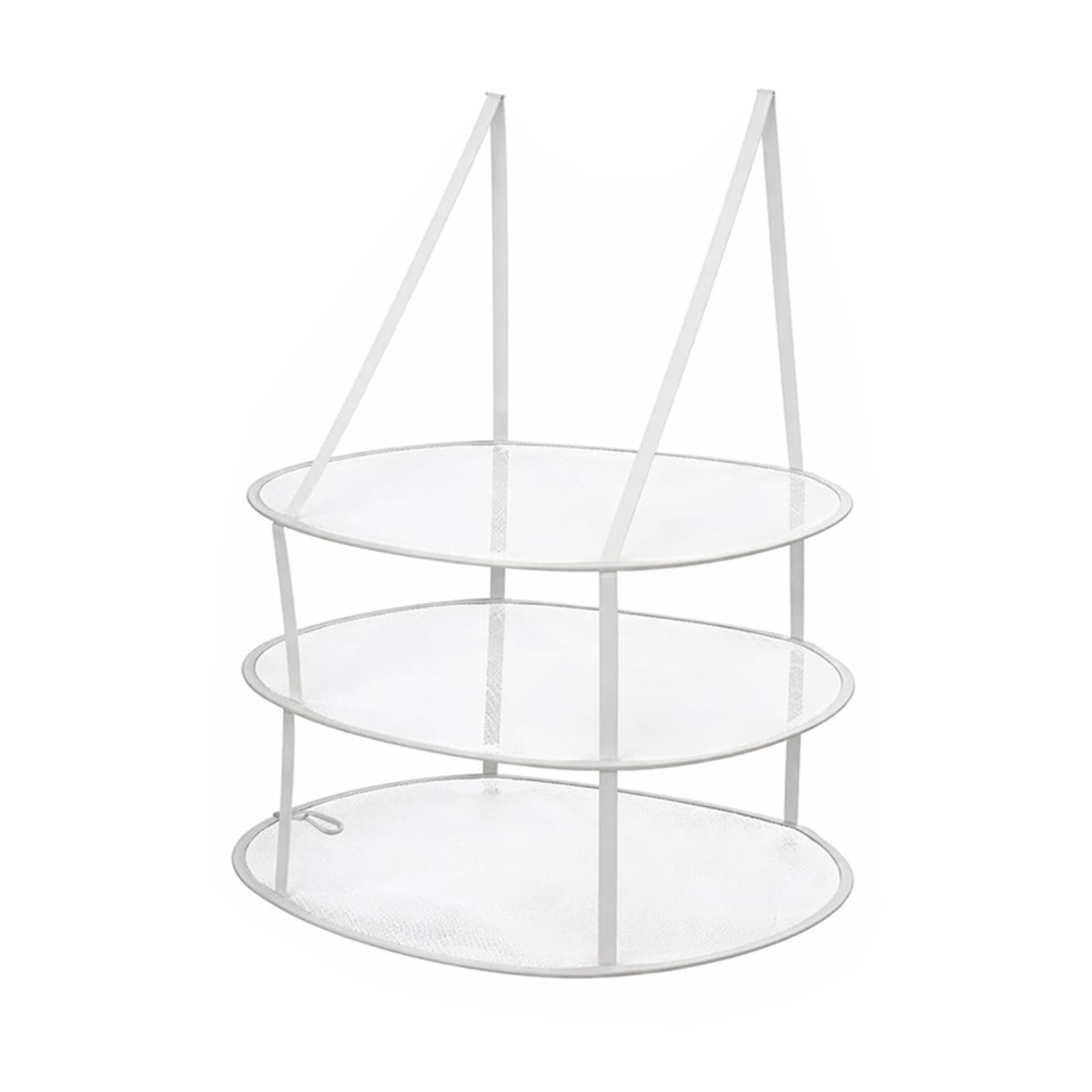 HENYGEN Vertical Clothes Drying Rack for Sweaters with Sturdy Metal Hook Prevents Stretching and Deformation Wall Mounted Garment Rack