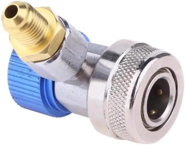 2PCS Adjustable R134A Adapter Hose Accessorie Car A/C High/Low Quick Coupler Pressure Coupler