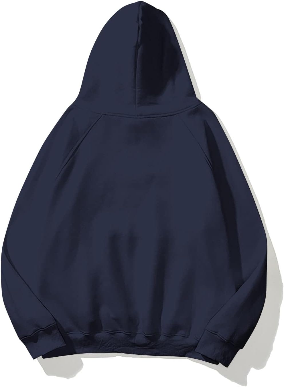 Womens Oversized Hoodies Sweatshirt Basic Solid Long Raglan Sleeves Loose Fleece Hooded Pullover With Kangaroo Pocket - Image 4