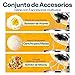 VIVOHOME Batidora Amasadora de 6L y 660W Robot de Cocina con 10 Velocidades Cabezal Inclinable Gancho Varillas Separador de Huevos Imagen de VIVOHOME Batidora Amasadora de 6L y 660W Robot de Cocina con 10 Velocidades Cabezal Inclinable Gancho Varillas Separador de Huevos