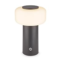 BRILONER - Lampada da tavolo senza fili IP44 con touch, dimmerabile