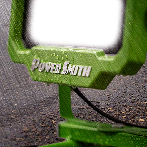 PowerSmith PWL2100TS 10000 Lumen Weatherproof LED Dual Head Work Light with Heavy-Duty Adjustable Metal Telescoping Tripod Stand - Thumbnail 5