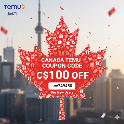 Couverture de Canada Temu Coupon Code C$100 off [acv749450] For New User