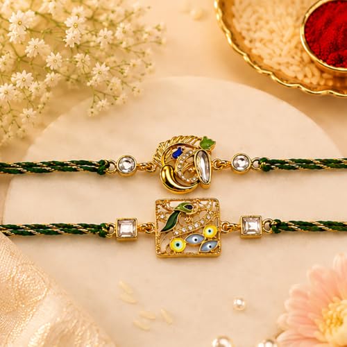 Image of The Purple Tree Rakhis For Brother, Rakhi for bhai, Rakshabandhan Gift, Rakhi Gift, Best Rakhi For Brothers