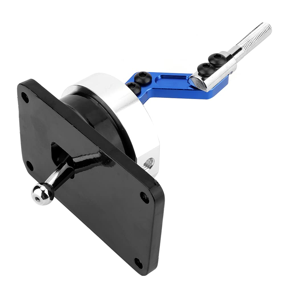 Haofy Sportowa Dźwignia Zmiany Biegów o Krótkim Skoku, Dźwignia Zmiany Biegów ze Stopu Aluminium CNC do Forda Mustanga, Coswortha, Thunderbirda, Aktualizacji Ręcznej Skrzyni Performance Racing (BLUE)