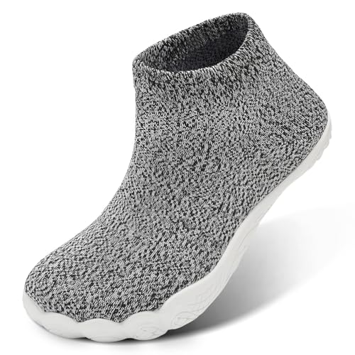Image of Barefoot Socks Shoes for Women Men | Wide Toe Box, Zero Drop Feel, Slip-On Sock Fit, Durable Rubber Sole, Removable Insole, for Gym, Beach, Travel, Outdoors