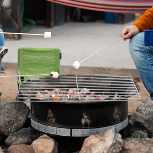 VICASKY Grillrost Edelstahl Grillgitter Grillzange Edelstahlgitter FüR Gasgrill Grillrostzange Aus Grill Grate Grates 30x45cm Mit 12-Zoll Robustes Outdoor-Kochen Und Grillpartys